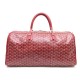 NEUF SAC DE VOYAGE GOYARD CROISIERE 50 EN TOILE ROUGE BAGAGE A MAIN CABINE 2475€