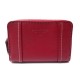 NEUF PORTEFEUILLE LANCEL LOUYETU COMPAGNON A06142 CUIR GRAINE ROUGE WALLET 235€