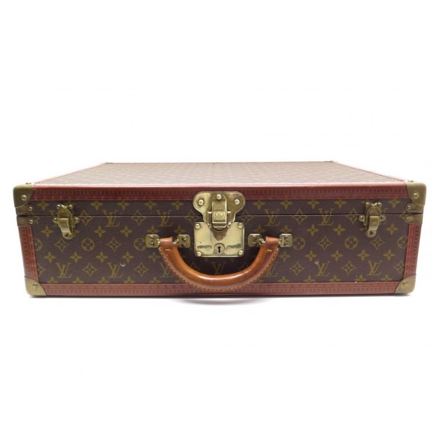 VINTAGE VALISE A MAIN LOUIS VUITTON BISTEN 60 TOILE MONOGRAM MALLE TRUNK 4400€