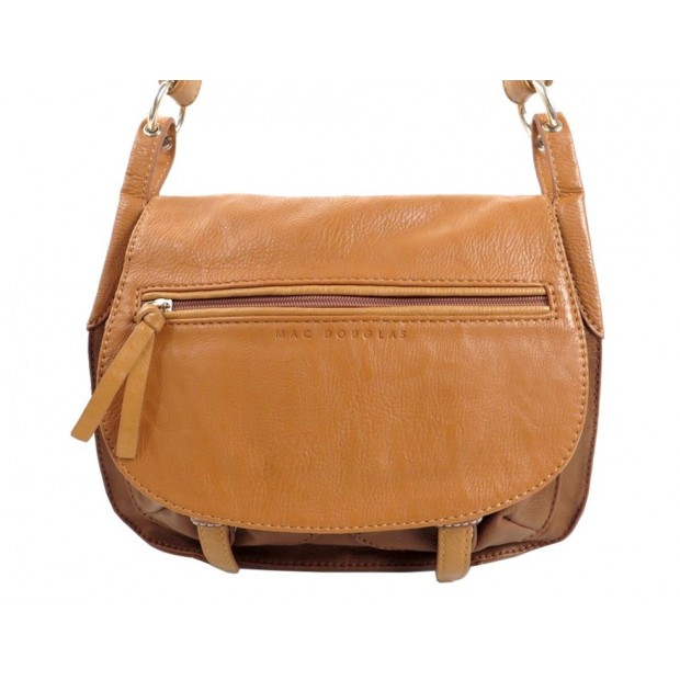 NEUF SAC A MAIN MAC DOUGLAS SAFARI ZELTON SYNTHETIQUE MARRON CROSS BODY BAG 150