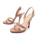 CHAUSSURES CHRISTIAN LOUBOUTIN FINE ROMANCE 120 39.5 ESCARPINS CUIR VERNI 505