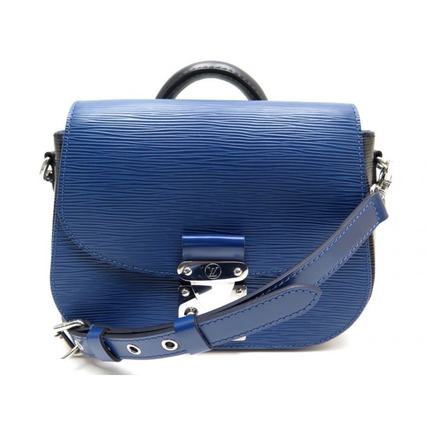 NEUF SAC A MAIN LOUIS VUITTON EDEN PM CUIR EPI BLEU BANDOULIERE HAND BAG 2150€