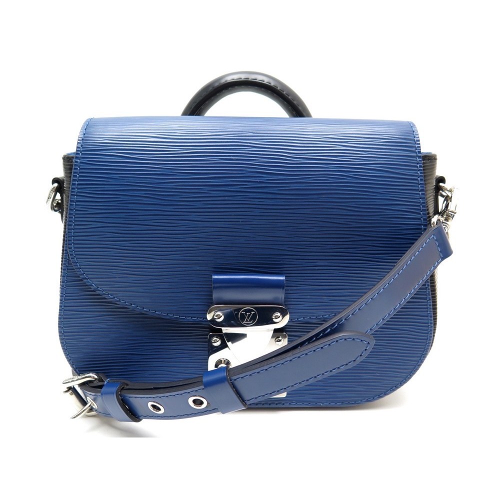 sac a main louis vuitton eden pm cuir epi bleu