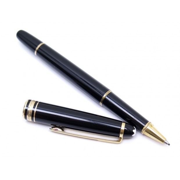 STYLO ROLLERBALL MONTBLANC MEISTERSTUCK CLASSIQUE RESINE NOIR FEUTRE PEN 400€