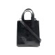 NEUF SAC A MAIN KENZO CUIR NOIR VERNIS BANDOULIERE TIGRE 