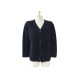 NEUF GILET CHANEL CARDIGAN TAILLE 38 M PULL EN COTON BLEU VESTE JACKET 1980€