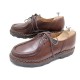 CHAUSSURES PARABOOT MORZINE 8.5 42.5 MOCASSINS EN CUIR MARRON BROWN SHOES 415€