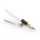 NEUF STYLO PLUME ST DUPONT 18K PLAQUE ARGENT CARTOUCHES SILVER FOUNTAIN PEN 420