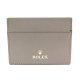 NEUF PORTE CARTES MONTRE ROLEX EN CUIR TAUPE + BOITE GREY CARD HOLDER WATCH