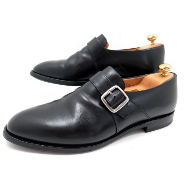 NEUF CHAUSSURES CHURCH'S WOODHAM 10.5F 44.5 DERBY A BOUCLE CUIR NOIR SHOES 620€