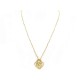 COLLIER POIRAY COEUR FIL MM & CHAINE COEURS ENTRELACES OR JAUNE 18K 13 GR 2470€