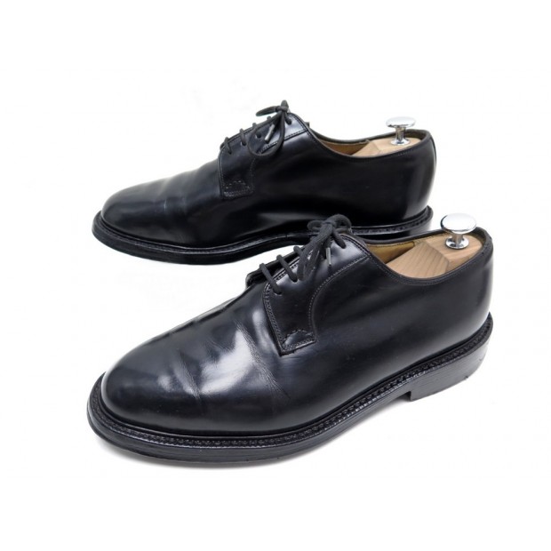 CHAUSSURES CHURCH'S STRATTON DERBY 7G 41 LARGE EN CUIR NOIR SHOES 690€