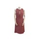 ROBE MI LONGUE BOTTEGA VENETA 44 IT 40 FR M EN LAINE VIEUX ROSE DRESS 1850€