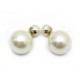 NEUF BOUCLES D'OREILLES CHRISTIAN DIOR TRIBALES PERLES & METAL EARRINGS 310€