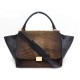  SAC A MAIN CELINE TRAPEZE CUIR & POULAIN 