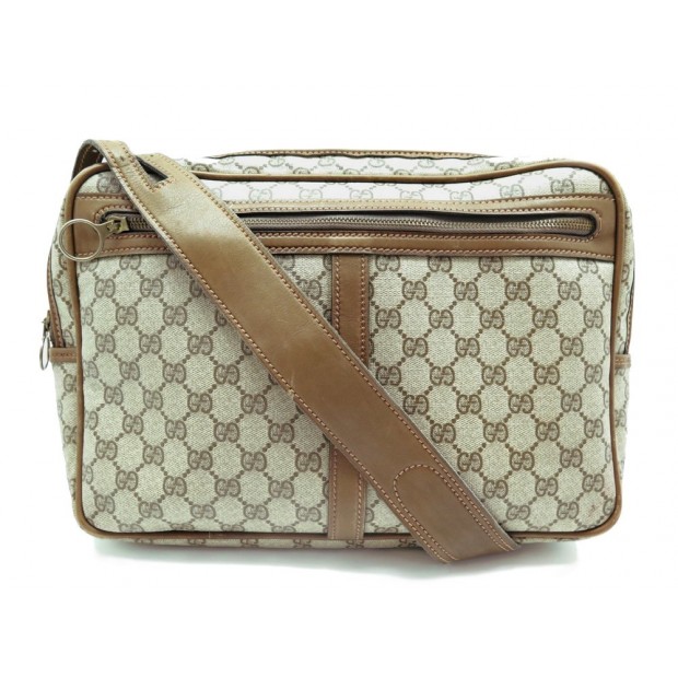 SAC A MAIN GUCCI BESACE BANDOULIERE TOILE MONOGRAMMEE 