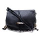 NEUF SAC A MAIN GUCCI BAMBOO TASSEL 232940 BANDOULIERE EN CUIR GRAINE NOIR 1460€