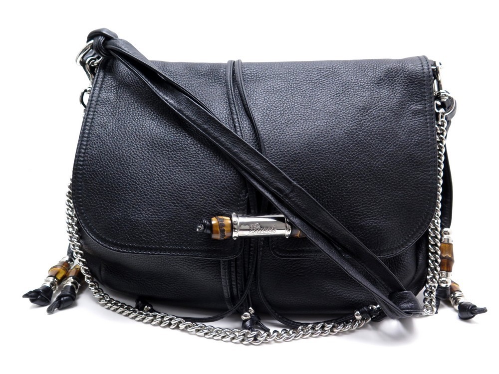 gucci bamboo tassel bag