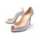 NEUF CHAUSSURES CHRISTIAN LOUBOUTIN 36.5 ARGENTE 