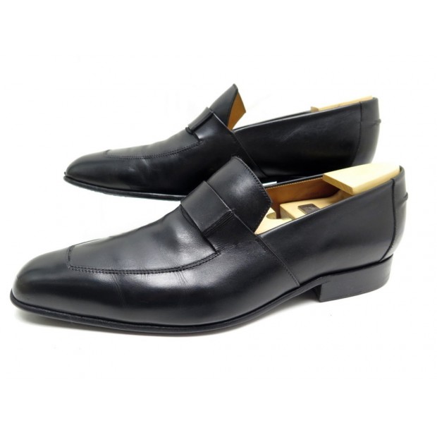  MOCASSINS JM WESTON 7E 42 CUIR NOIR 
