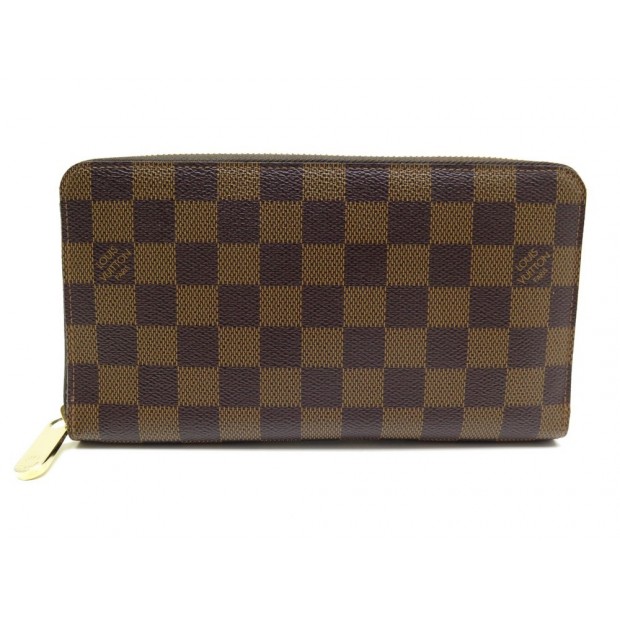  PORTEFEUILLE LOUIS VUITTON TOILE DAMIER EBENE ZIPPY 