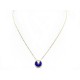 NEUF COLLIER CARTIER AMULETTE XS B3153108 DIAMANT LAPIS LAZULI OR NECKLACE 2390€