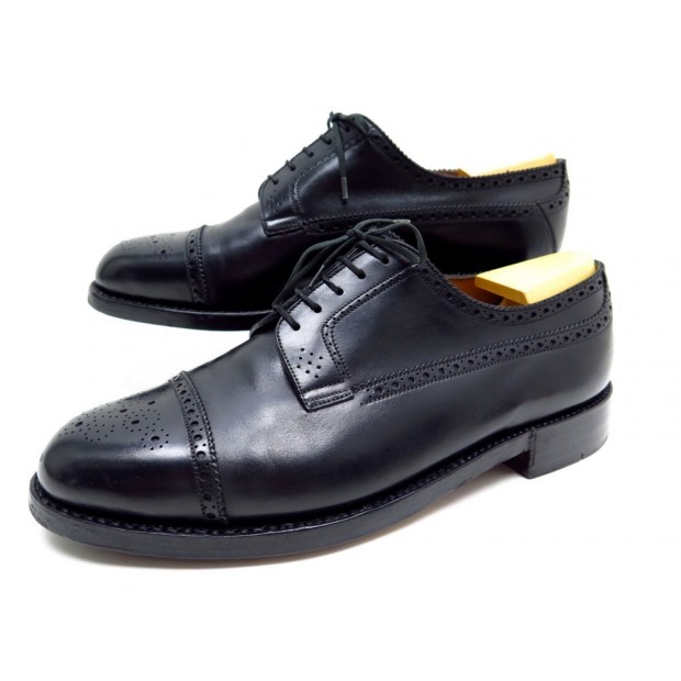 CHAUSSURES JM WESTON 579 8.5E 42.5 DERBY TRIPLE SEMELLES EN CUIR NOIR SHOE 1005€