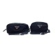 NEUF 2 POCHETTES PRADA NECESSAIRE DE VOYAGE 1NE175 TROUSSE COSMETIC POUCH 370€