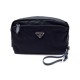 NEUF TROUSSE DE TOILETTE PRADA NOIR NYLON 1 