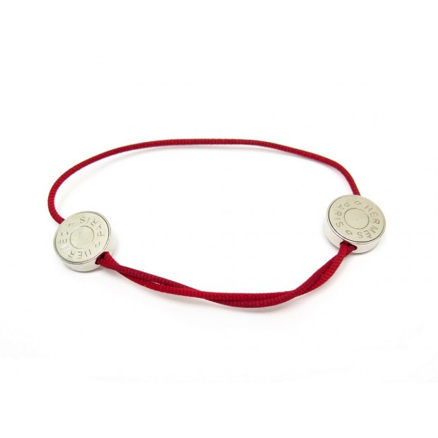 BRACELET HERMES CLOU DE SELLE ROUGE 