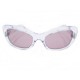 LUNETTES DE SOLEIL PRADA SPR 19M MANHATTAN TRANSPARENT GRIS ROSE SUNGLASSES 185€