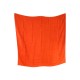 NEUF CHALE HERMES COACHING FOULARD CARRE 140 SOIE BROCHEE JACQUARD ORANGE 705€