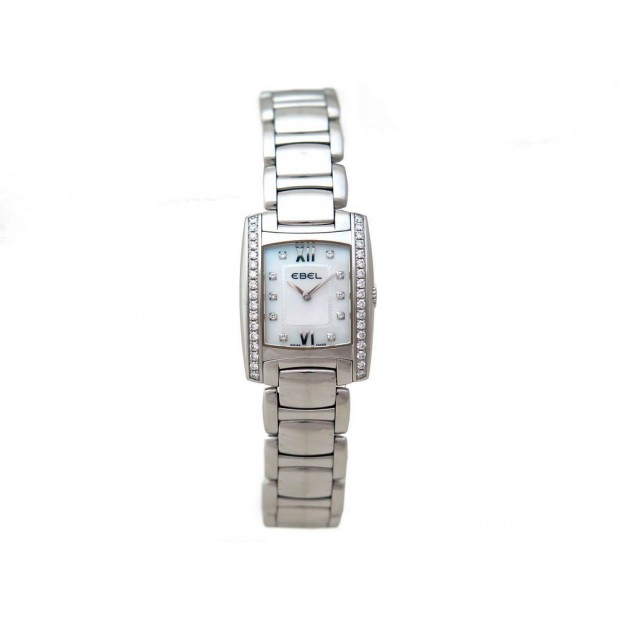 MONTRE EBEL BRASILIA A122106 ACIER DIAMANTS QUARTZ