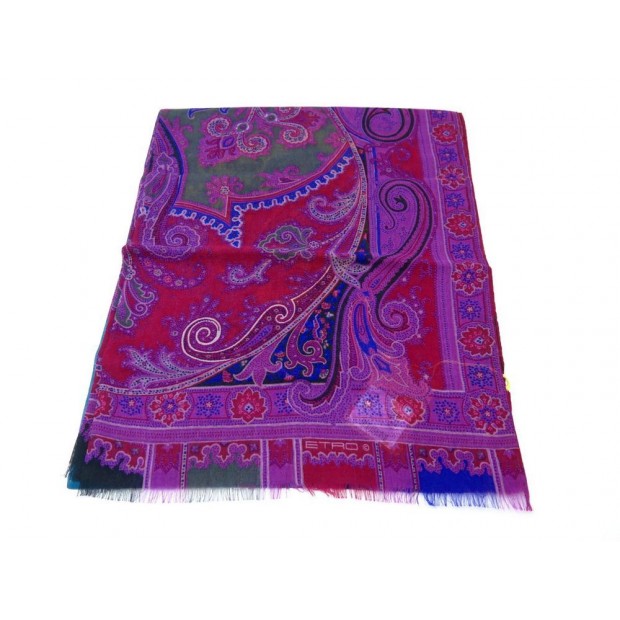 echarpe etro 10007 foulard en soie violette