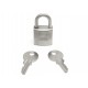 NEUF CADENAS HERMES H 120 EN ACIER BROSSE + 2 CLES POUR SAC KELLY BIRKIN PADLOCK