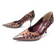 NEUF CHAUSSURES DOLCE & GABBANA POULAIN LEOPARD 37.5 