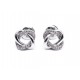BOUCLE D'OREILLES POIRAY OR 18K ET DIAMANTS