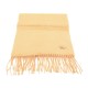 NEUF ECHARPE ZILLI EN CACHEMIRE BEIGE POUR HOMME CASHMERE SCARF NEW 840€