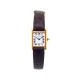 MONTRE CARTIER TANK SOLO 28 MM QUARTZ EN OR JAUNE 18K & CUIR GOLD WATCH 4400€