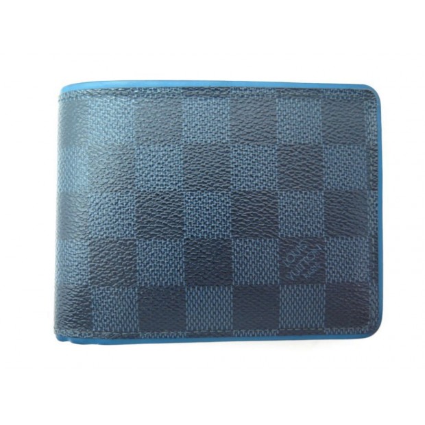 PORTEFEUILLE LOUIS VUITTON MULTIPLE DAMIER COBALT