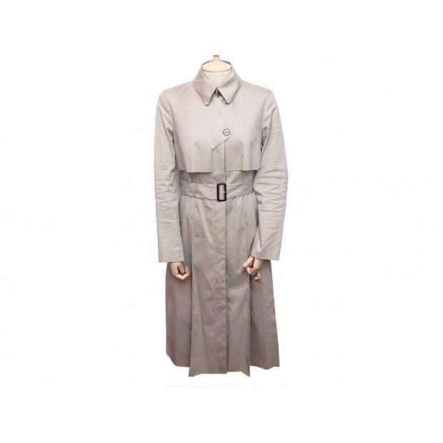 MANTEAU IMPERMEABLE HUGO BOSS TRENCH RUNWAY EDITION 40 FEMME COTON COAT 630€