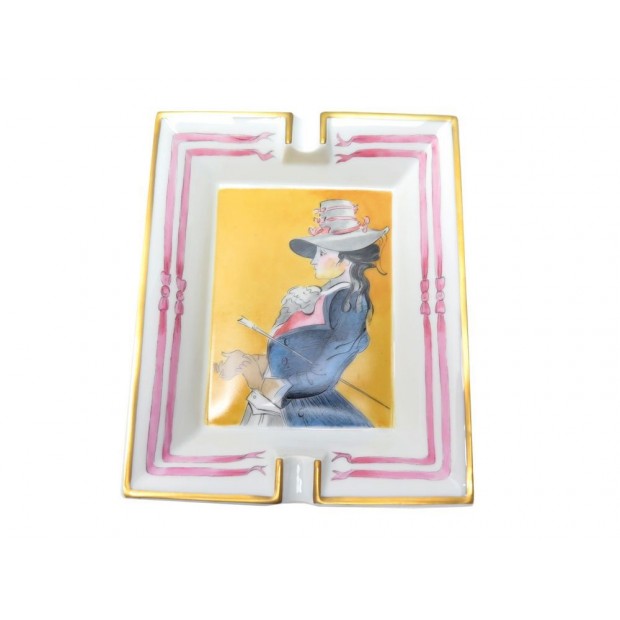 NEUF CENDRIER HERMES AMAZONE VIDE POCHE PORCELAINE 