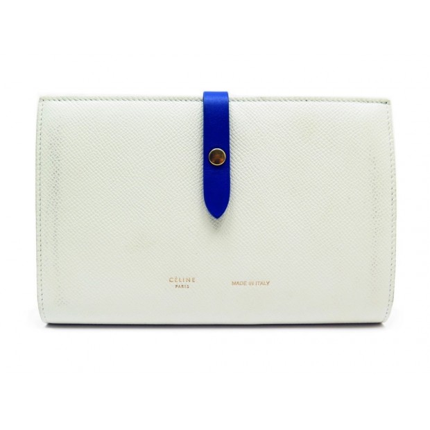 PORTEFEUILLE CELINE STRAP GM LARGE MULTIFONCTIONS PORTE MONNAINE CARTES 550€