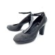 NEUF CHAUSSURES TOD'S 40 ESCARPINS DAIM VEAU VELOURS GRIS GRAY SUEDE PUMP 490€