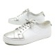 CHAUSSURES CHANEL TENNIS G32719 38 BASKETS CUIR BLANC SHOES SNEAKERS WHITE 650€
