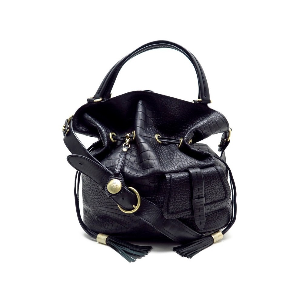 sac a main lancel premier flirt gm cuir noir