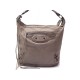 SAC A MAIN BALENCIAGA DAY SHOULDER EN CUIR GRIS POIVRE LEATHER HAND BAG 1370€