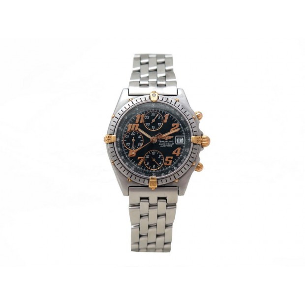 MONTRE BREITLING CHRONOMAT B13047 38 MM AUTO CHRONO EN OR & ACIER WATCH 6500€