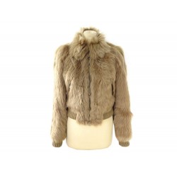 NEUF BLOUSON BURBERRY BRIT EN FOURRURE DE MOUTON 36 38