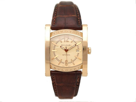 montre bulgari assioma aa48g 38 mm or jaune 18k